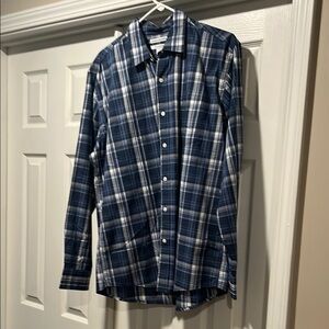 Blue Plaid Men's Shirt